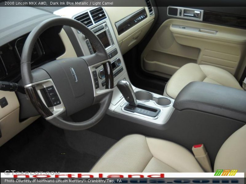 Dark Ink Blue Metallic / Light Camel 2008 Lincoln MKX AWD