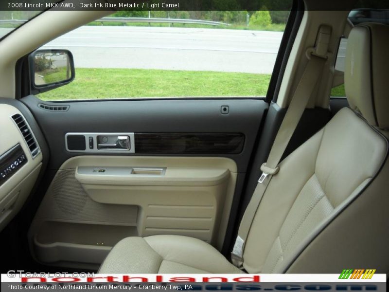 Dark Ink Blue Metallic / Light Camel 2008 Lincoln MKX AWD