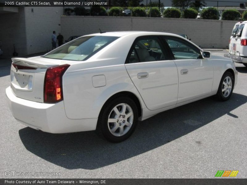 White Diamond / Light Neutral 2005 Cadillac CTS Sedan