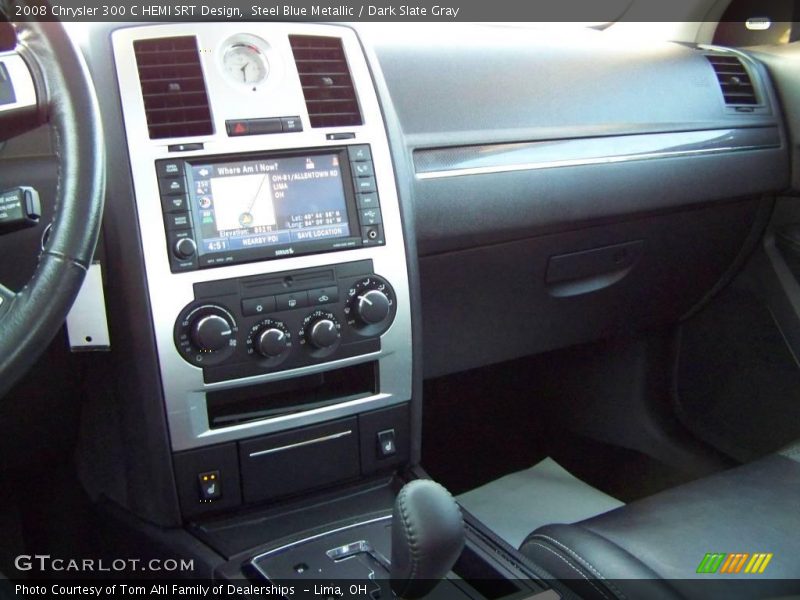 Steel Blue Metallic / Dark Slate Gray 2008 Chrysler 300 C HEMI SRT Design