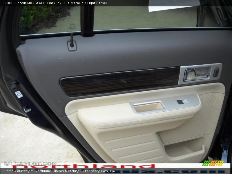 Dark Ink Blue Metallic / Light Camel 2008 Lincoln MKX AWD