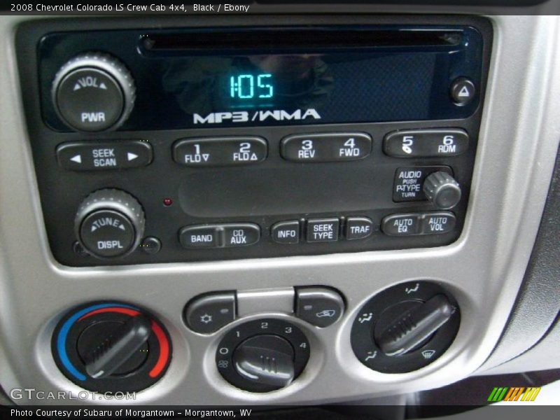 Black / Ebony 2008 Chevrolet Colorado LS Crew Cab 4x4