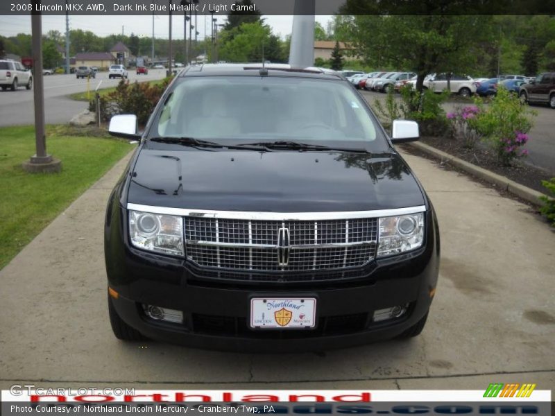 Dark Ink Blue Metallic / Light Camel 2008 Lincoln MKX AWD