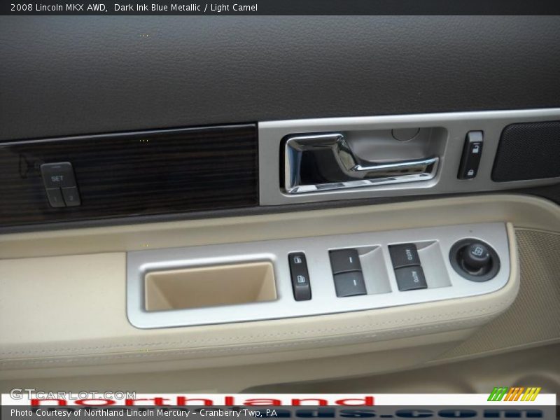 Dark Ink Blue Metallic / Light Camel 2008 Lincoln MKX AWD