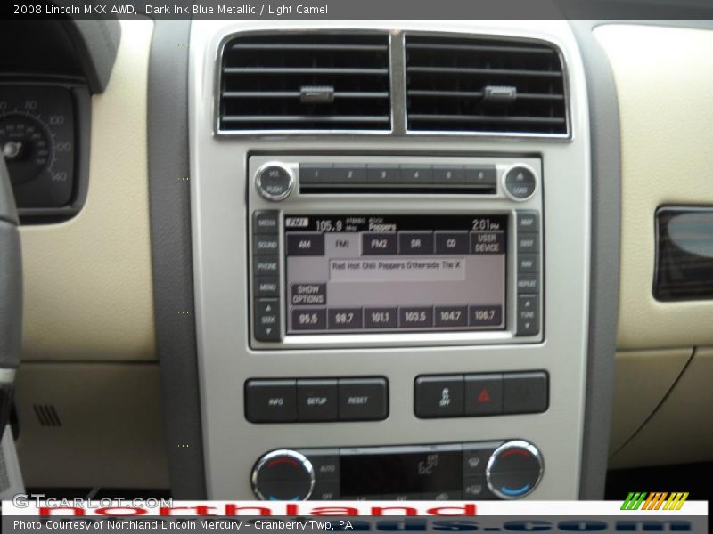 Dark Ink Blue Metallic / Light Camel 2008 Lincoln MKX AWD