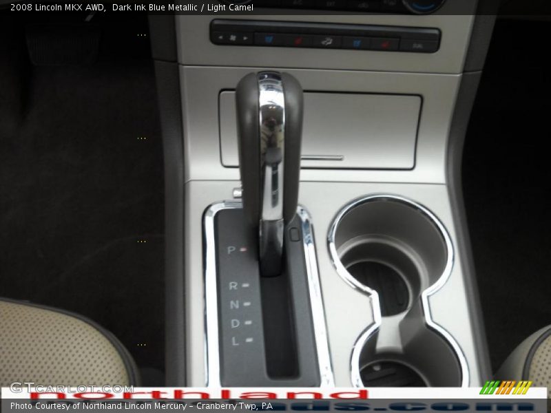 Dark Ink Blue Metallic / Light Camel 2008 Lincoln MKX AWD