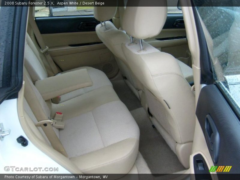 Aspen White / Desert Beige 2008 Subaru Forester 2.5 X
