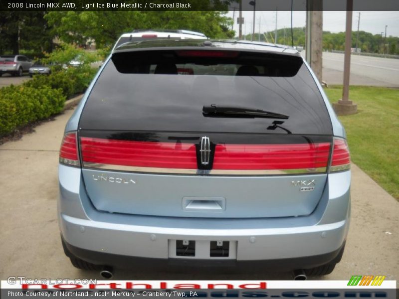 Light Ice Blue Metallic / Charcoal Black 2008 Lincoln MKX AWD