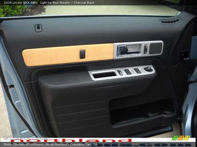 Light Ice Blue Metallic / Charcoal Black 2008 Lincoln MKX AWD