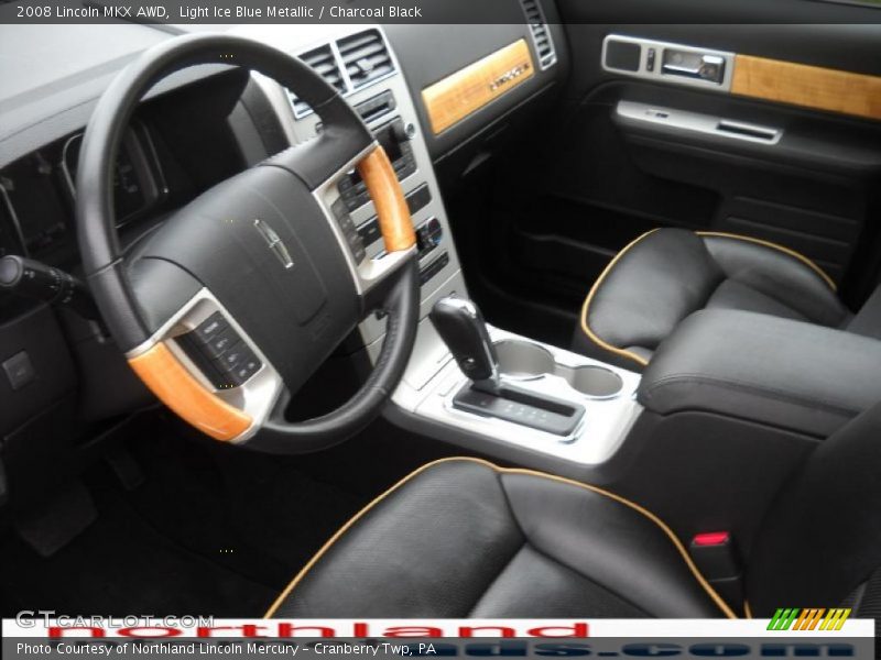 Light Ice Blue Metallic / Charcoal Black 2008 Lincoln MKX AWD
