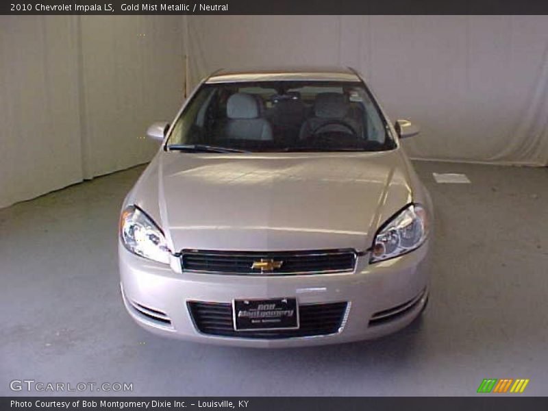 Gold Mist Metallic / Neutral 2010 Chevrolet Impala LS