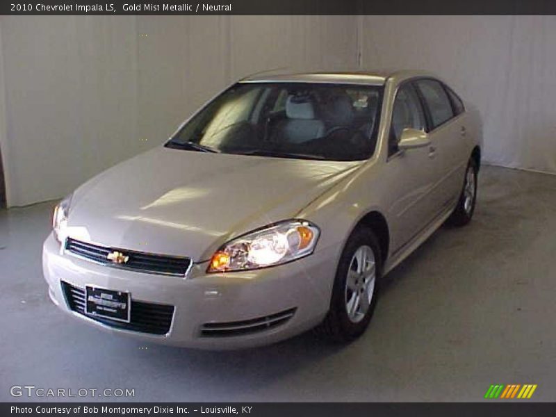 Gold Mist Metallic / Neutral 2010 Chevrolet Impala LS
