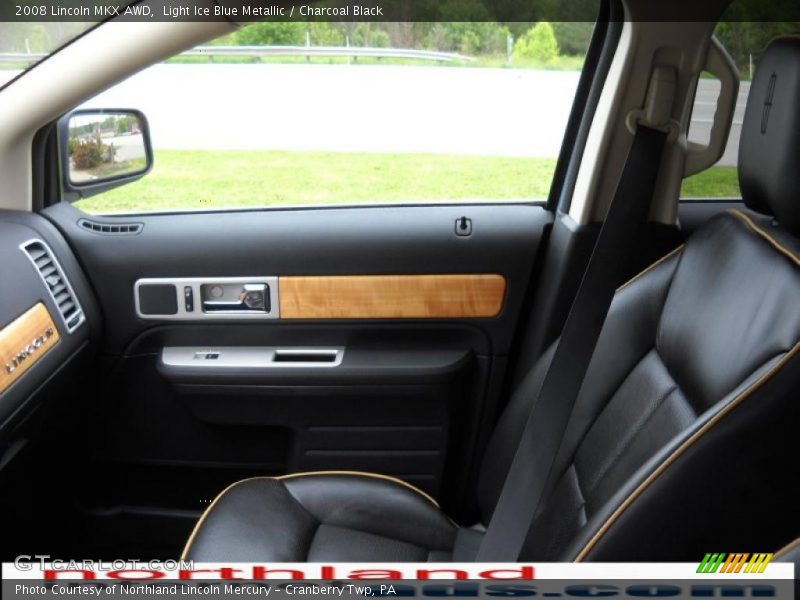 Light Ice Blue Metallic / Charcoal Black 2008 Lincoln MKX AWD