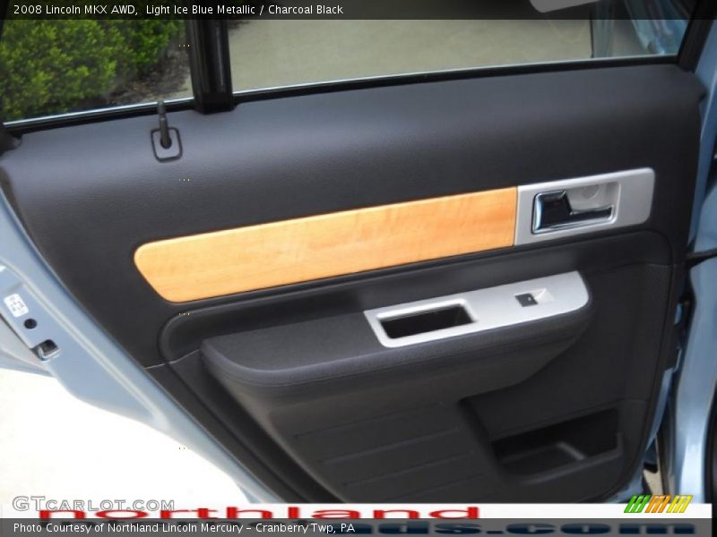 Light Ice Blue Metallic / Charcoal Black 2008 Lincoln MKX AWD