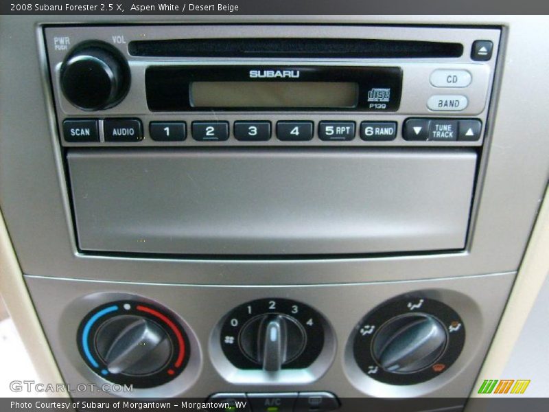 Aspen White / Desert Beige 2008 Subaru Forester 2.5 X