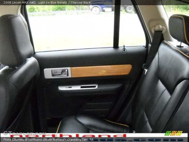 Light Ice Blue Metallic / Charcoal Black 2008 Lincoln MKX AWD