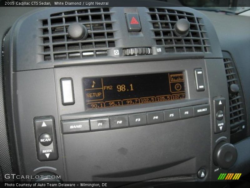 White Diamond / Light Neutral 2005 Cadillac CTS Sedan