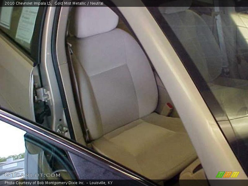 Gold Mist Metallic / Neutral 2010 Chevrolet Impala LS