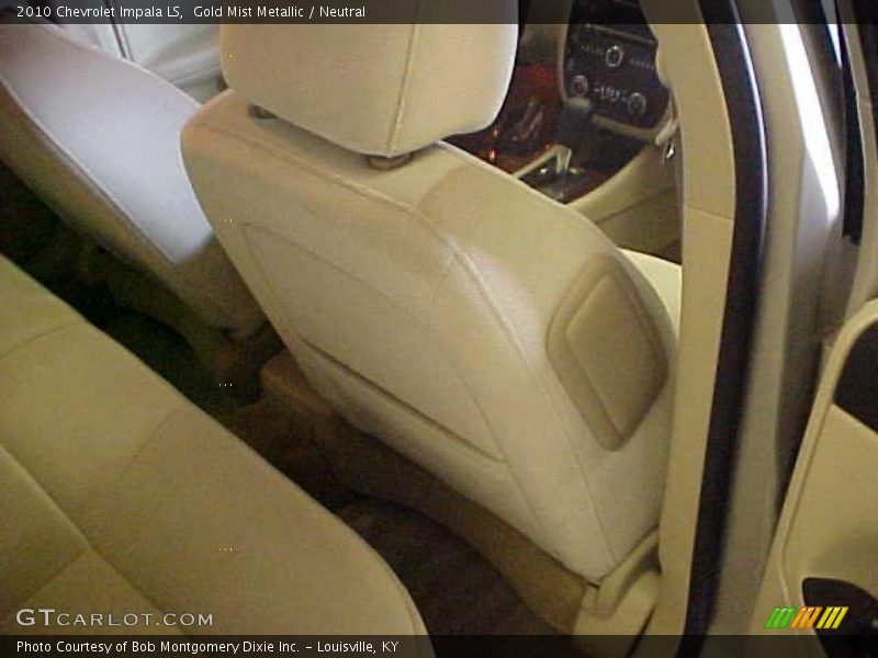 Gold Mist Metallic / Neutral 2010 Chevrolet Impala LS