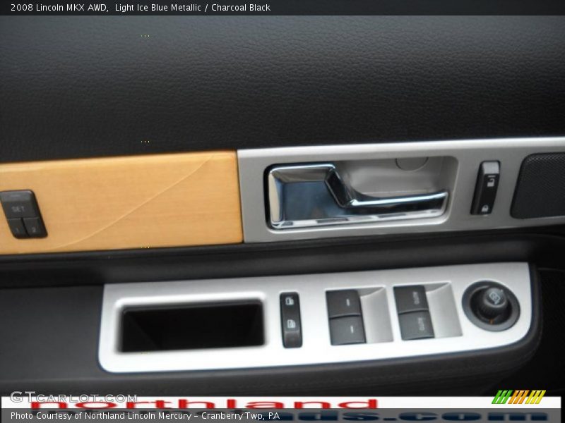 Light Ice Blue Metallic / Charcoal Black 2008 Lincoln MKX AWD