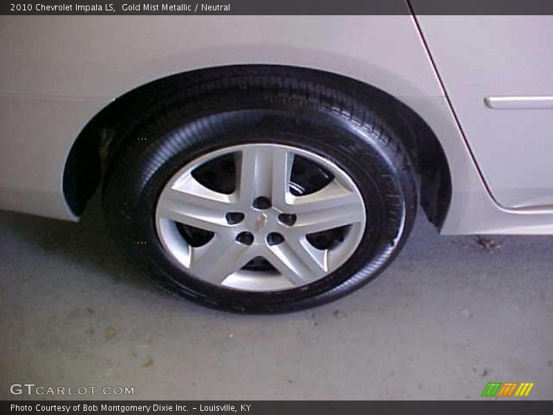 Gold Mist Metallic / Neutral 2010 Chevrolet Impala LS