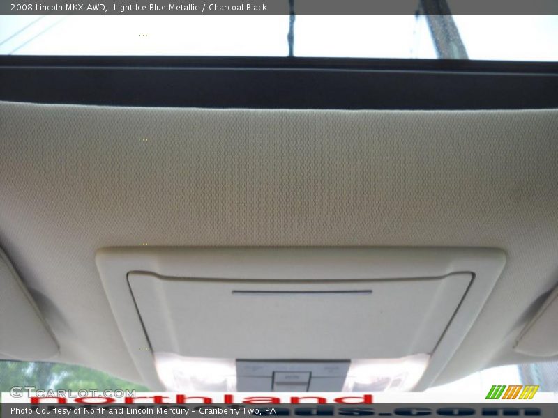 Light Ice Blue Metallic / Charcoal Black 2008 Lincoln MKX AWD