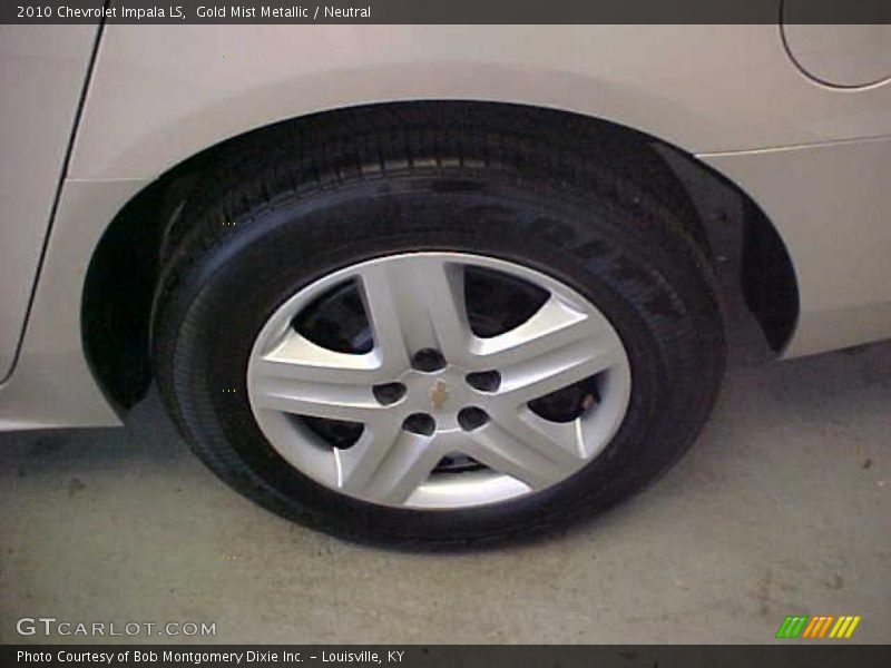 Gold Mist Metallic / Neutral 2010 Chevrolet Impala LS