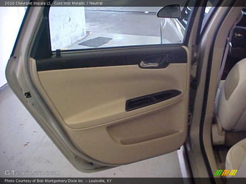 Gold Mist Metallic / Neutral 2010 Chevrolet Impala LS