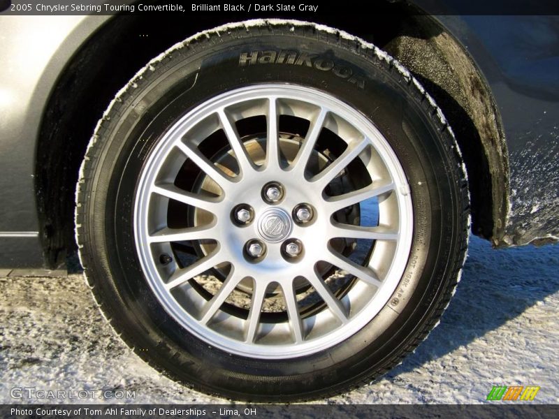 Brilliant Black / Dark Slate Gray 2005 Chrysler Sebring Touring Convertible