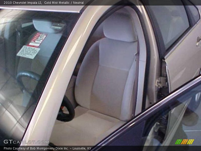 Gold Mist Metallic / Neutral 2010 Chevrolet Impala LS