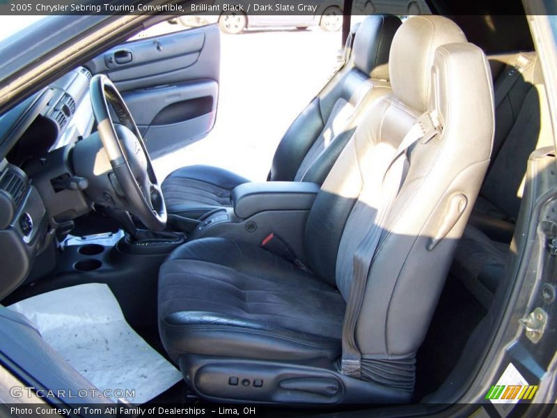 Brilliant Black / Dark Slate Gray 2005 Chrysler Sebring Touring Convertible
