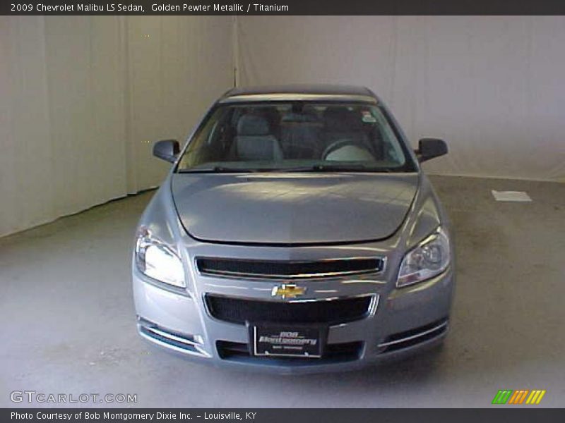 Golden Pewter Metallic / Titanium 2009 Chevrolet Malibu LS Sedan