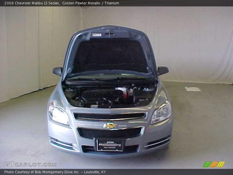 Golden Pewter Metallic / Titanium 2009 Chevrolet Malibu LS Sedan