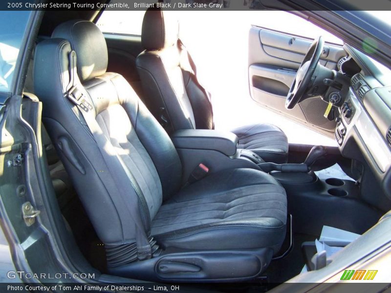 Brilliant Black / Dark Slate Gray 2005 Chrysler Sebring Touring Convertible