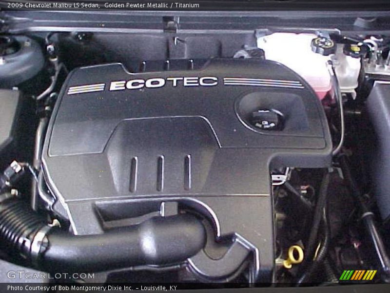 Golden Pewter Metallic / Titanium 2009 Chevrolet Malibu LS Sedan
