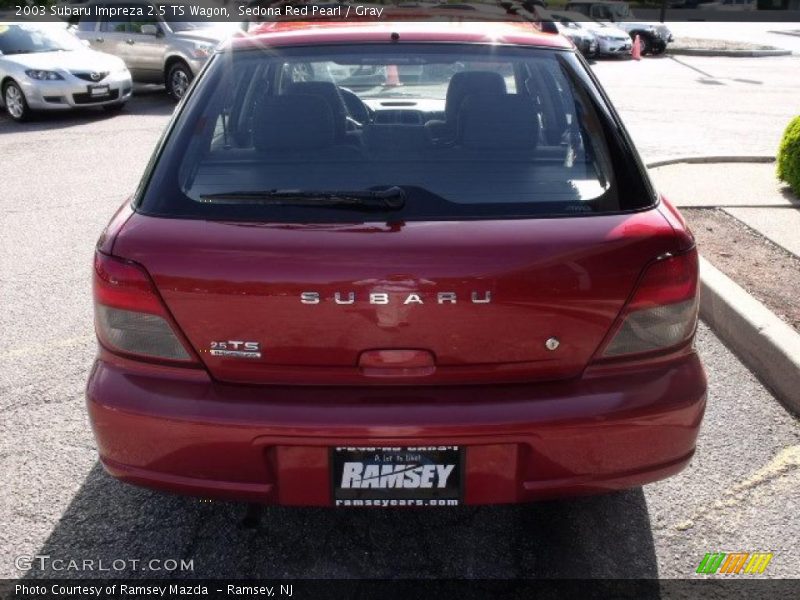 Sedona Red Pearl / Gray 2003 Subaru Impreza 2.5 TS Wagon