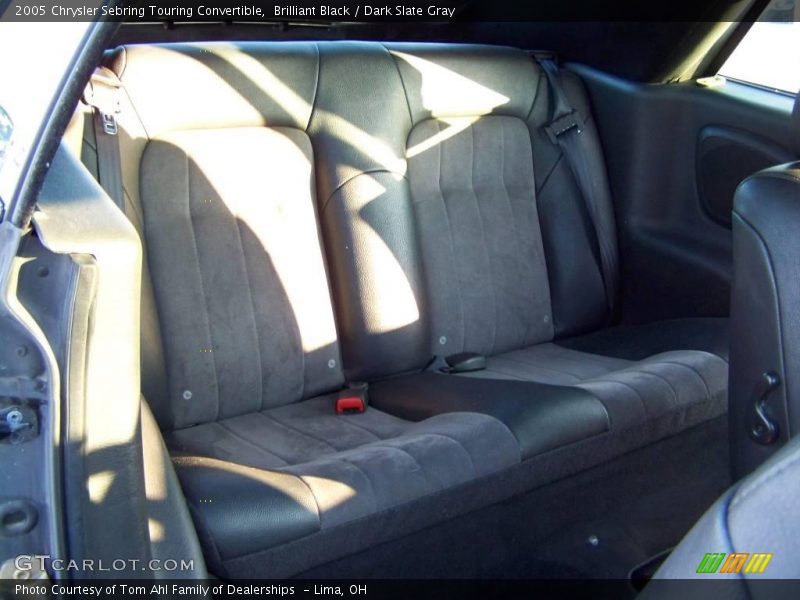 Brilliant Black / Dark Slate Gray 2005 Chrysler Sebring Touring Convertible