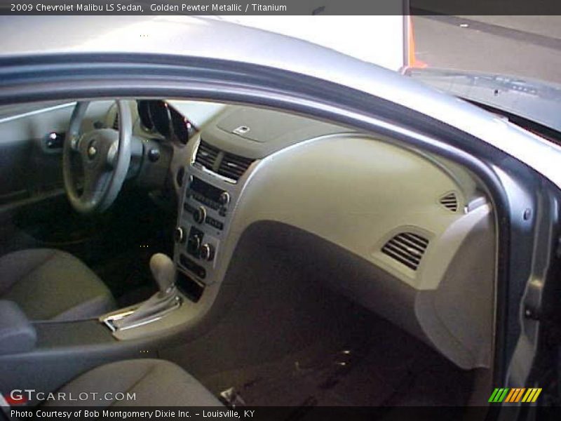 Golden Pewter Metallic / Titanium 2009 Chevrolet Malibu LS Sedan
