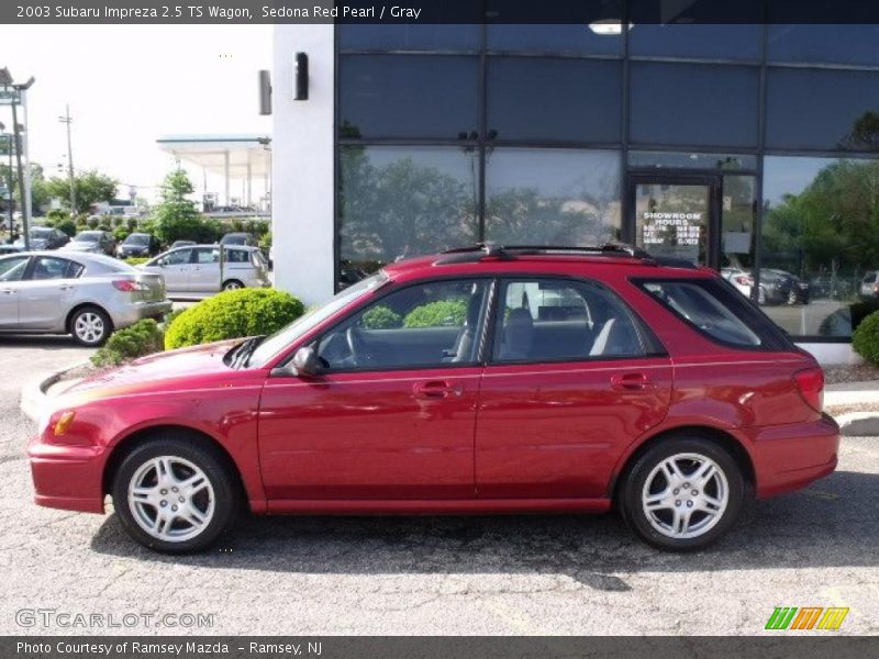 Sedona Red Pearl / Gray 2003 Subaru Impreza 2.5 TS Wagon