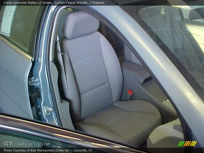 Golden Pewter Metallic / Titanium 2009 Chevrolet Malibu LS Sedan