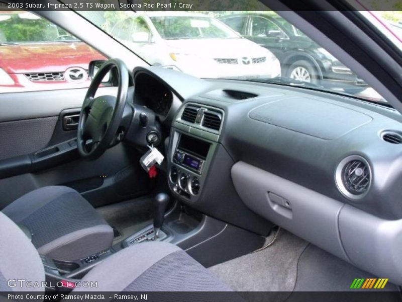 Sedona Red Pearl / Gray 2003 Subaru Impreza 2.5 TS Wagon