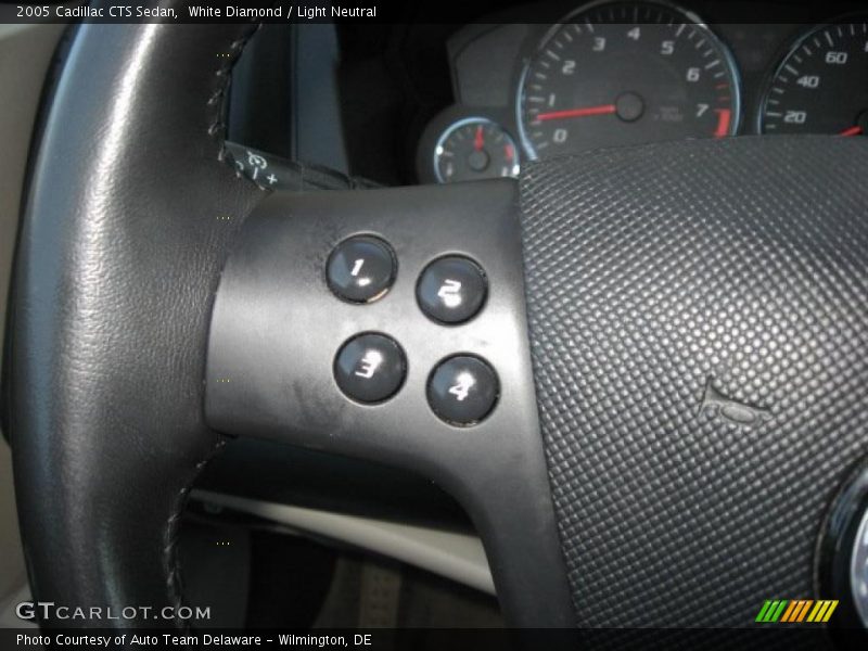 White Diamond / Light Neutral 2005 Cadillac CTS Sedan