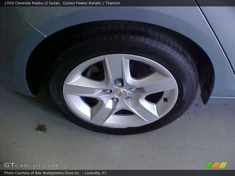 Golden Pewter Metallic / Titanium 2009 Chevrolet Malibu LS Sedan