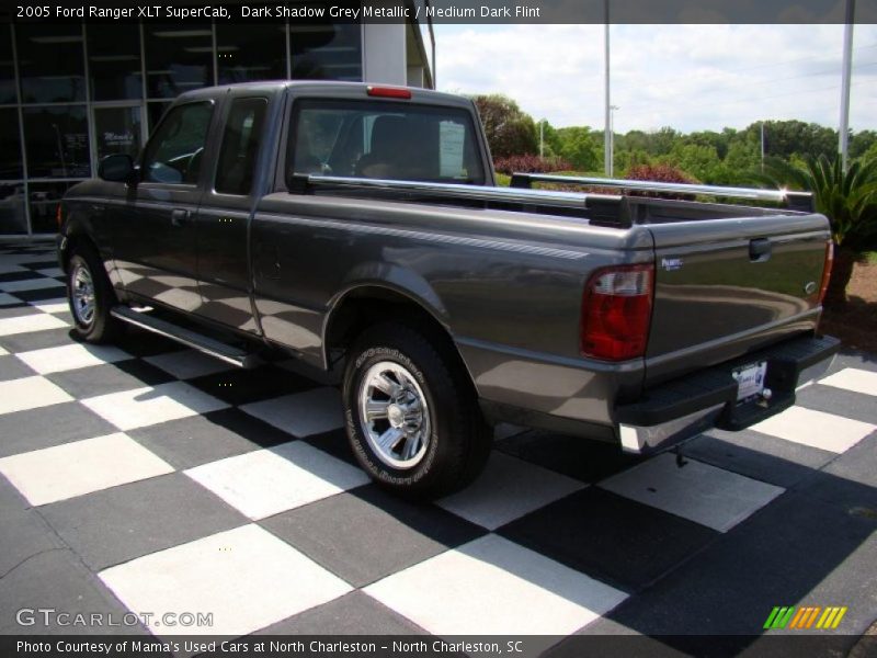 Dark Shadow Grey Metallic / Medium Dark Flint 2005 Ford Ranger XLT SuperCab