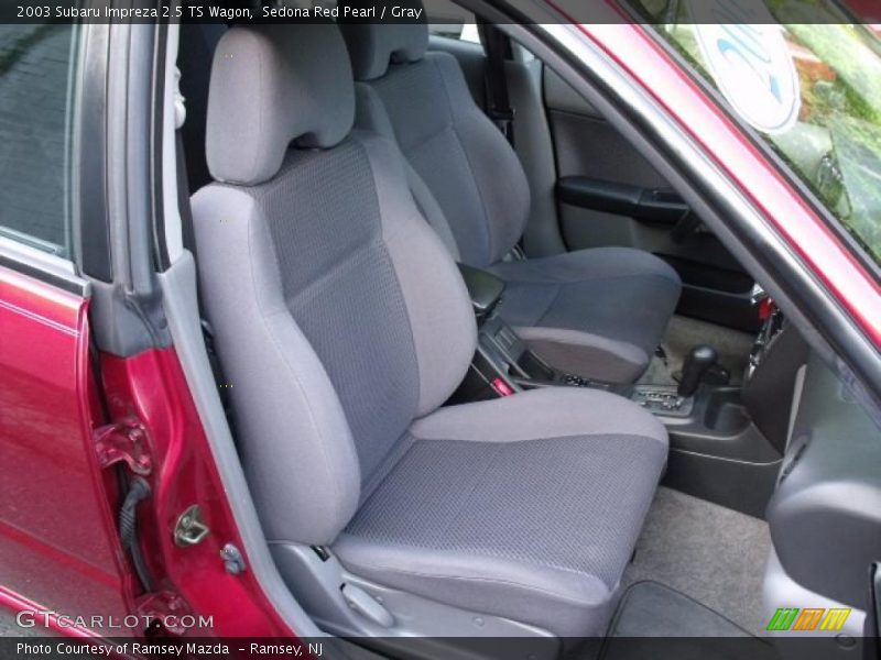 Sedona Red Pearl / Gray 2003 Subaru Impreza 2.5 TS Wagon