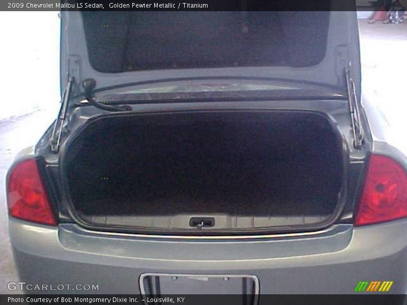 Golden Pewter Metallic / Titanium 2009 Chevrolet Malibu LS Sedan