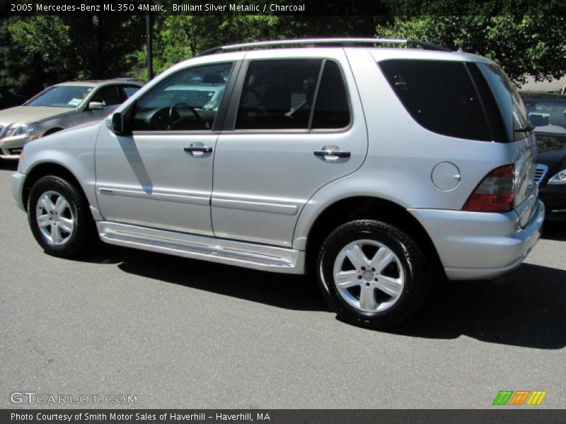Brilliant Silver Metallic / Charcoal 2005 Mercedes-Benz ML 350 4Matic