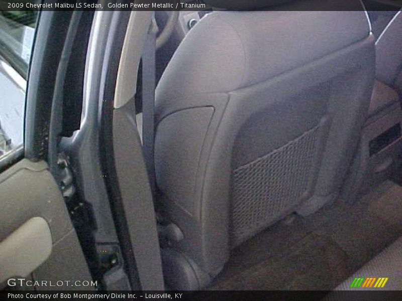 Golden Pewter Metallic / Titanium 2009 Chevrolet Malibu LS Sedan
