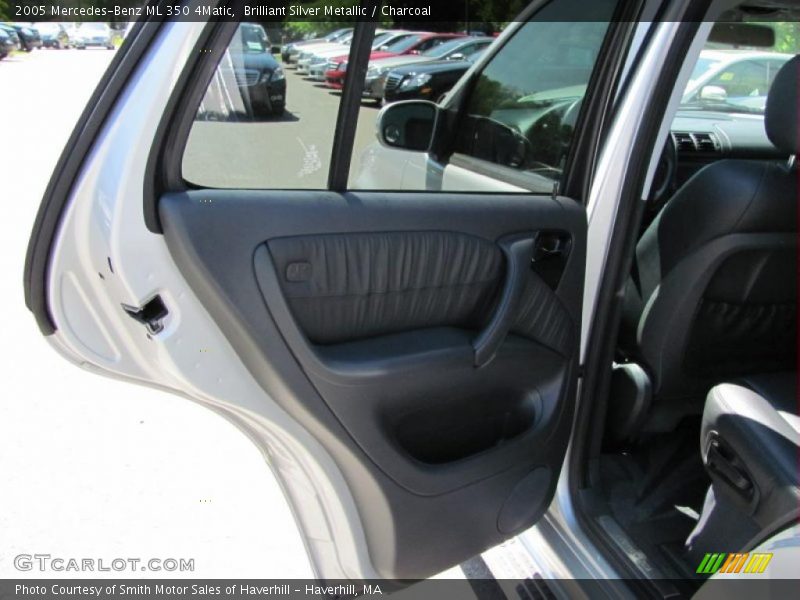 Brilliant Silver Metallic / Charcoal 2005 Mercedes-Benz ML 350 4Matic