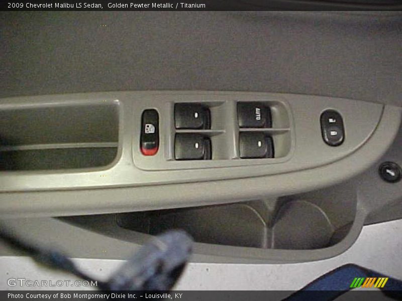 Golden Pewter Metallic / Titanium 2009 Chevrolet Malibu LS Sedan